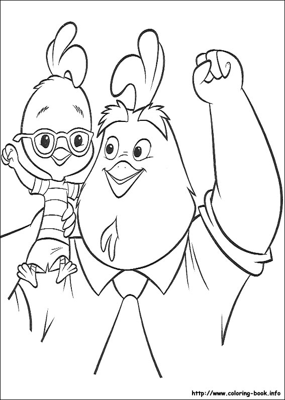 Chicken Little coloring picture